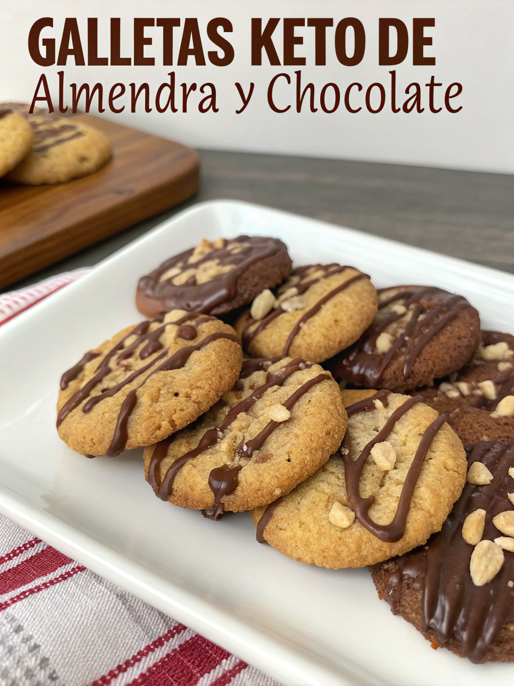 Galletas Keto de Almendra y Chocolate