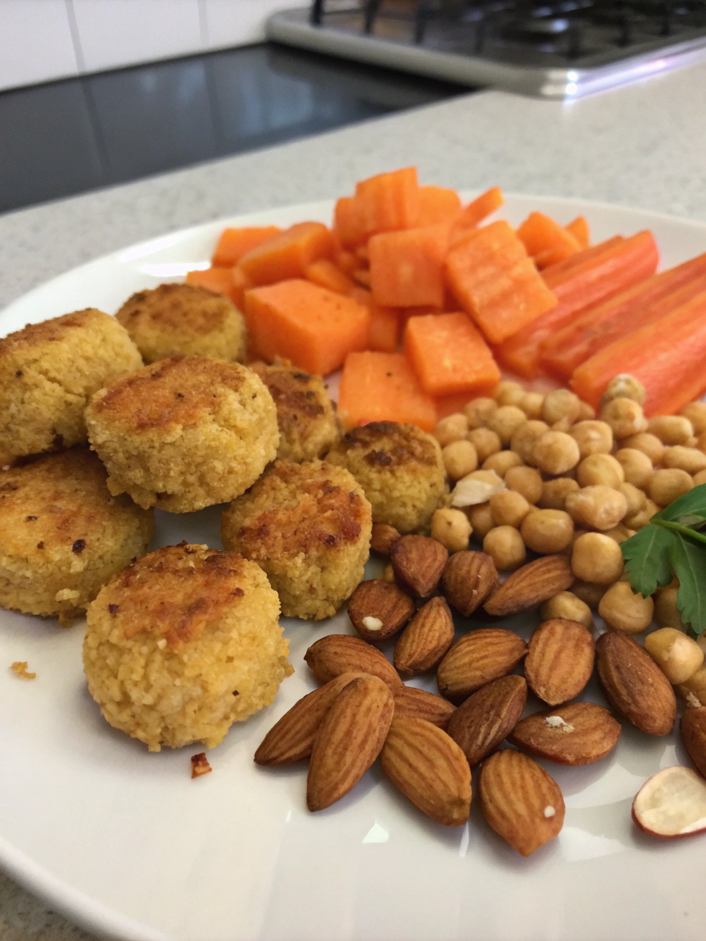 Ingredientes para Nuggets de Garbanzos