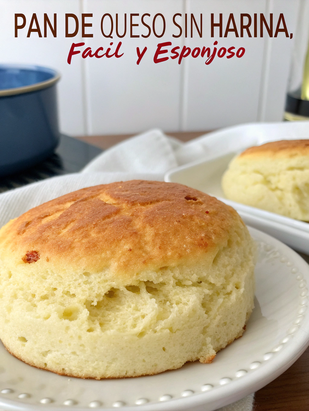 Pan de Queso Sin Harina, Fácil y Esponjoso