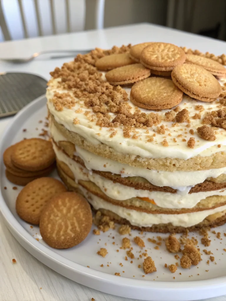 tarta de galletas lotus