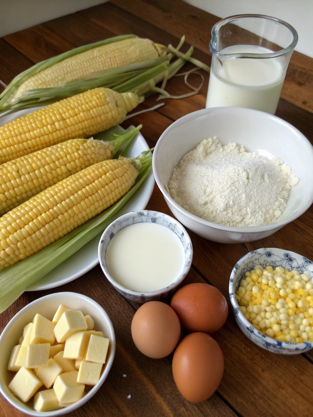 Ingredientes de Crema de Choclo Italiana