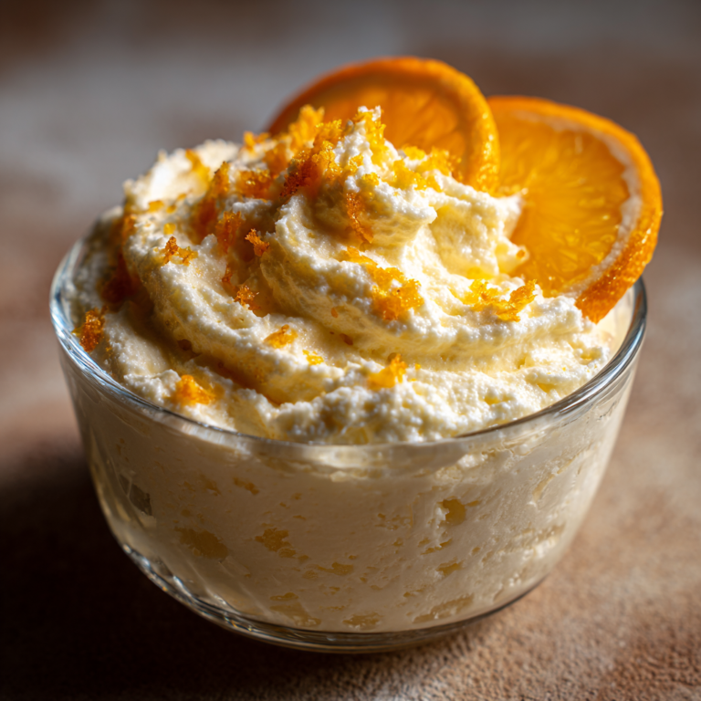 Mousse de naranja